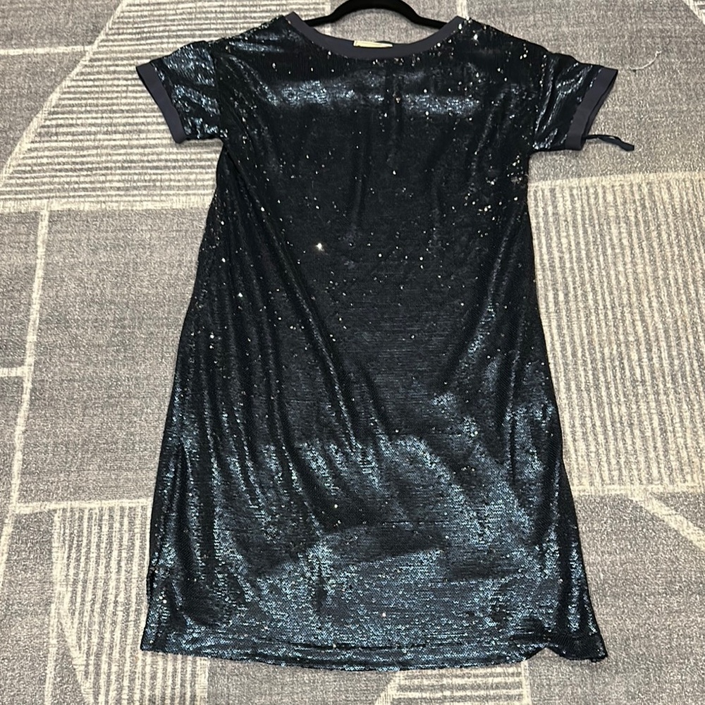 Moulinette Soeurs Navy Sequin Dress